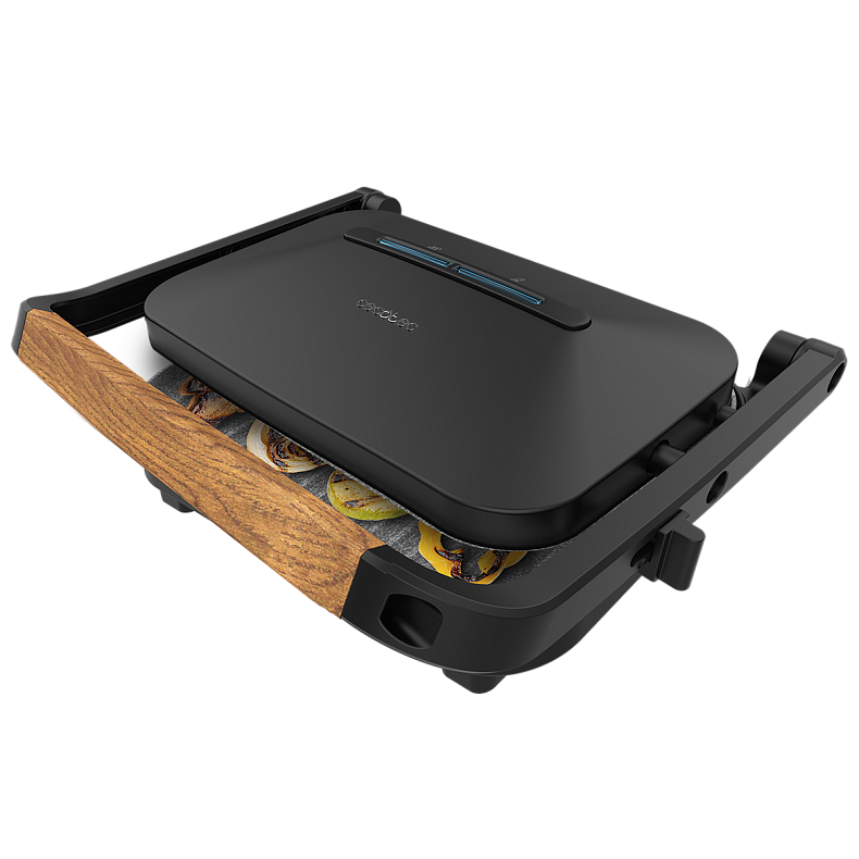 Гриль электрический Cecotec Rock'nGrill 1200 Wood B