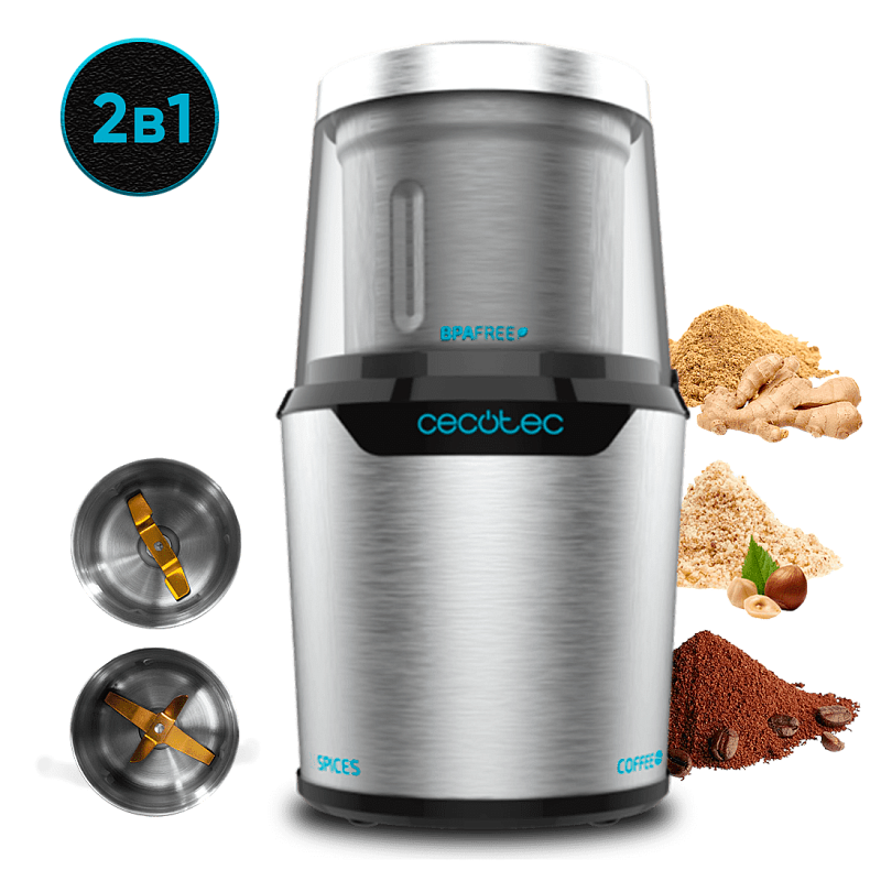 Кофемолка Cecotec Compact Titanmill 300 DuoClean