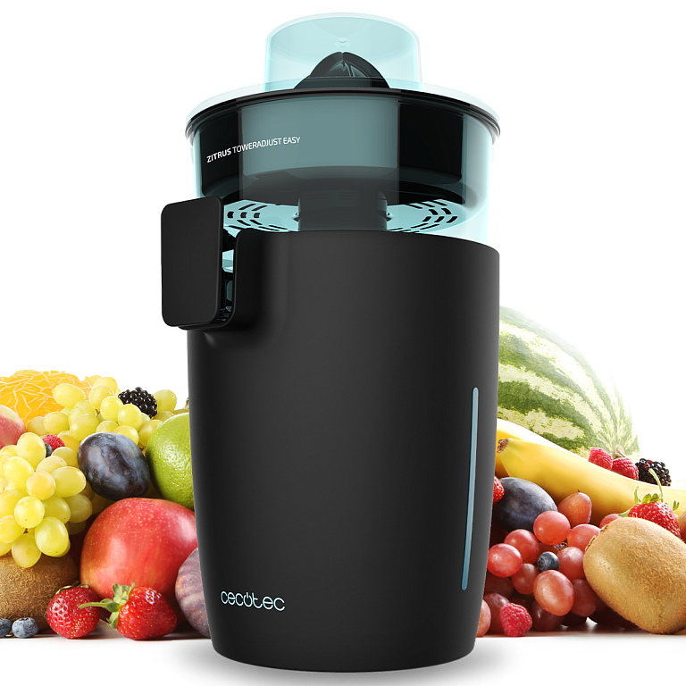 Соковыжималка CECOTEC Zitrus TowerAdjust Easy Black 800 Inox 