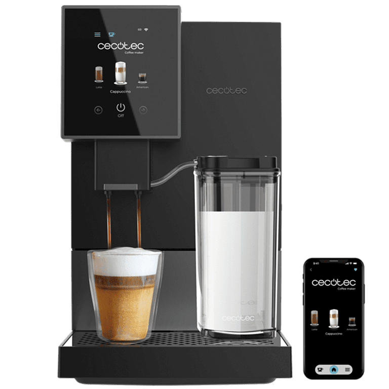 Кавомашина CECOTEC Cremmaet Compactccino Connected Black/Silver 