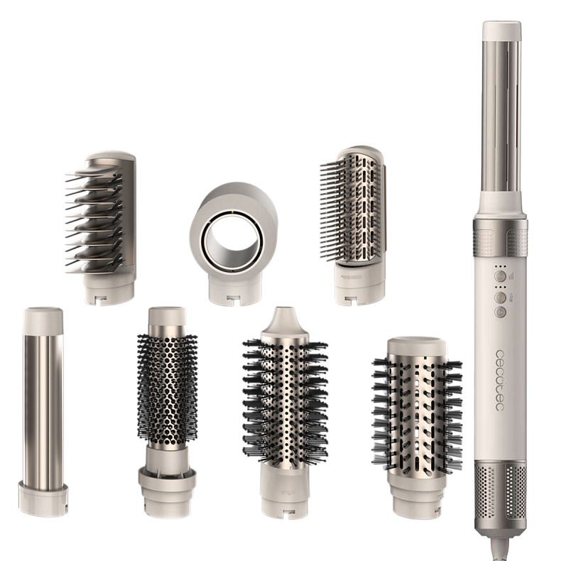 Стайлер CECOTEC Bamba CeramicCare 8in1 AirGlam Champagne (CCTC-03465)