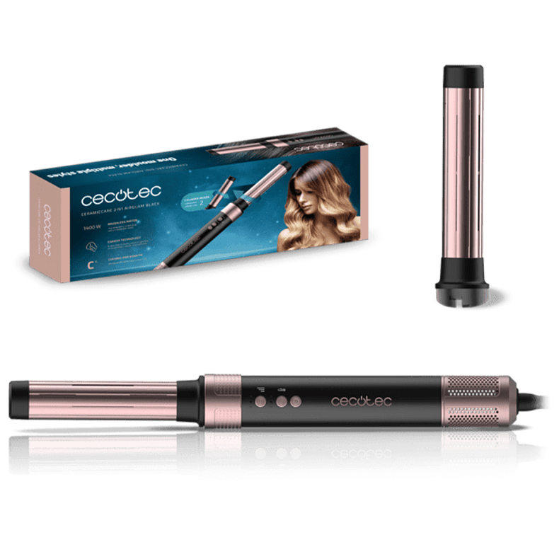 Стайлер CECOTEC Bamba CeramicCare 2in1 AirGlam Black (CCTC-00244)