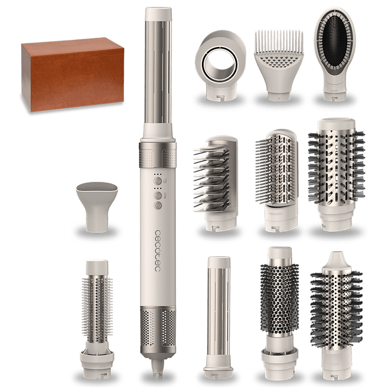 Стайлер CECOTEC Bamba CeramicCare 12in1 AirGlam Champagne 