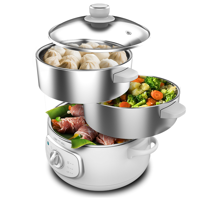 Пароварка CECOTEC Vapovita SteelPot White 