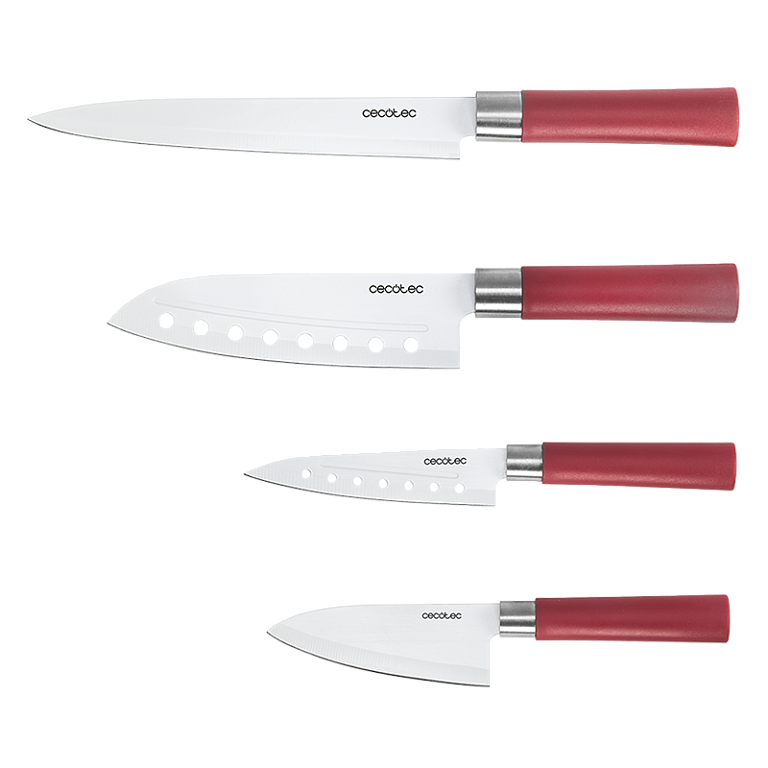 Набір ножей CECOTEC 4 Santoku Ceramic-Coated Kit 